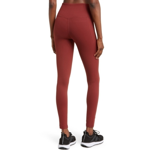 Zella Live in High Waist Burgundy Leggings - Picture 2 of 9